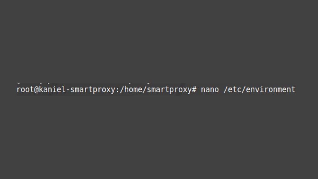 Smartproxy proxy settings on Linux